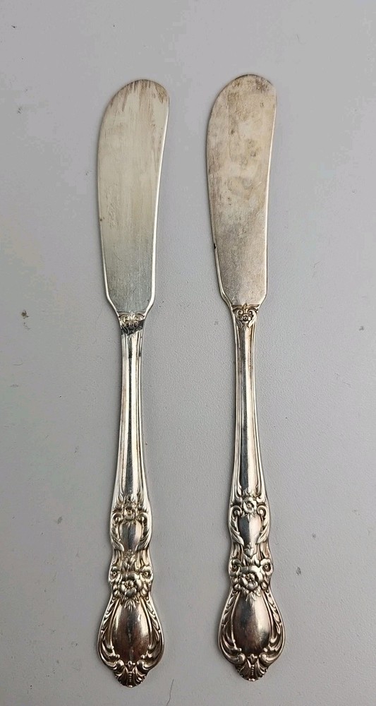 1847 Rogers International Silver HERITAGE Butter Spreaders - 2