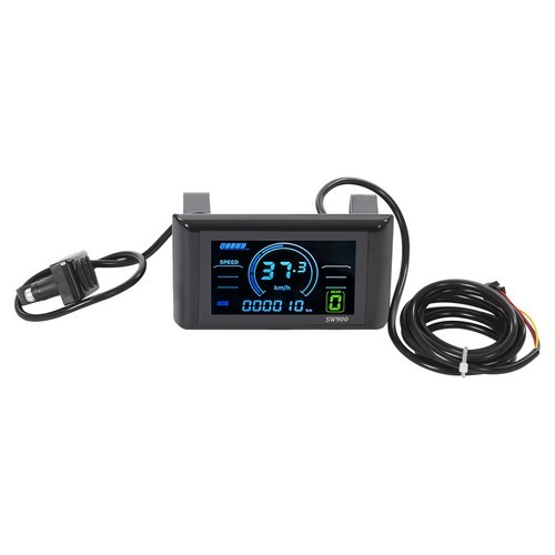 LCD Display Electric Bicycle Display Screen E-Bike Multicolor Screen Rectangle