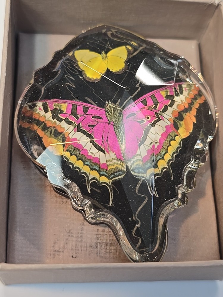 Fringe Crystal Magnet Butterfly