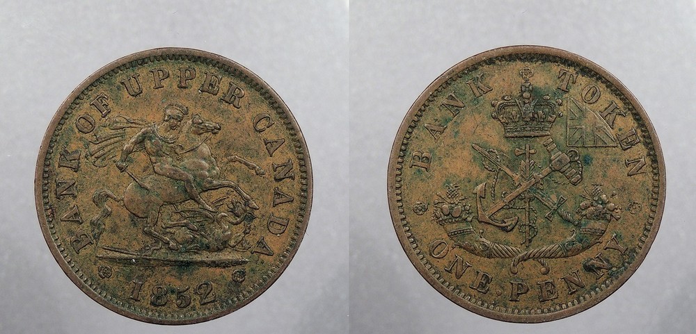 CANADA Upper Canada 1852 Penny Token #WC104946