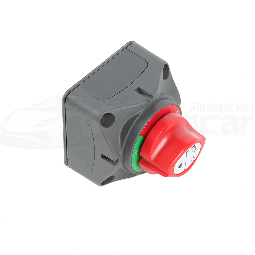 12V Battery Disconnect Rotary Switch Cut On/Off Set for Car RV SUV Marine Boat