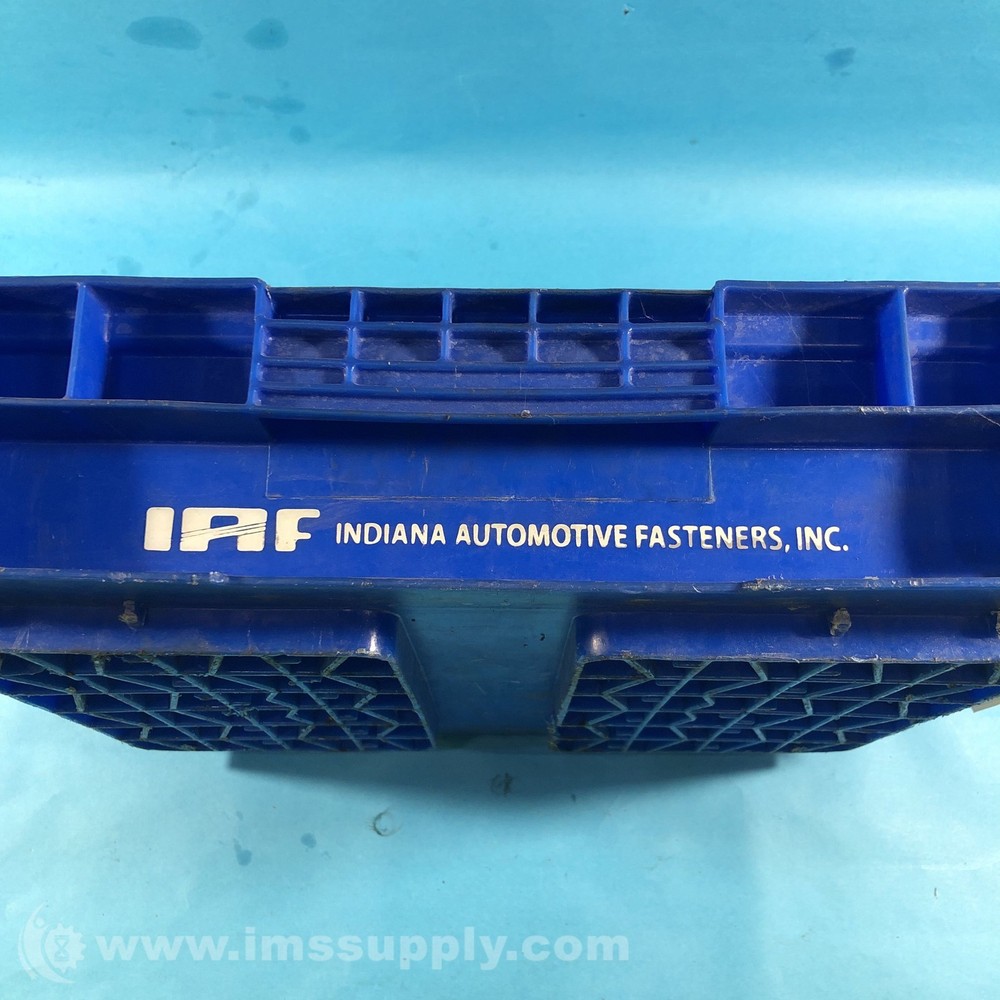 SSI Schaefer AF 1215-4 Solid Container, 15" x 12" x 4", Blue USIP