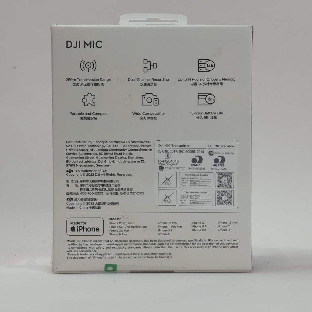 New DJi Mic 1 Wireless