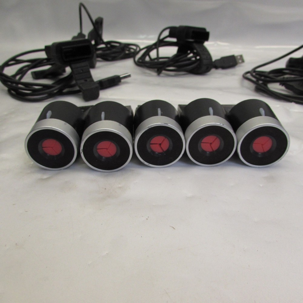 Lot (5) Polycom EagleEye Mini USB Web Camera Video Conference Calls w/Mounts
