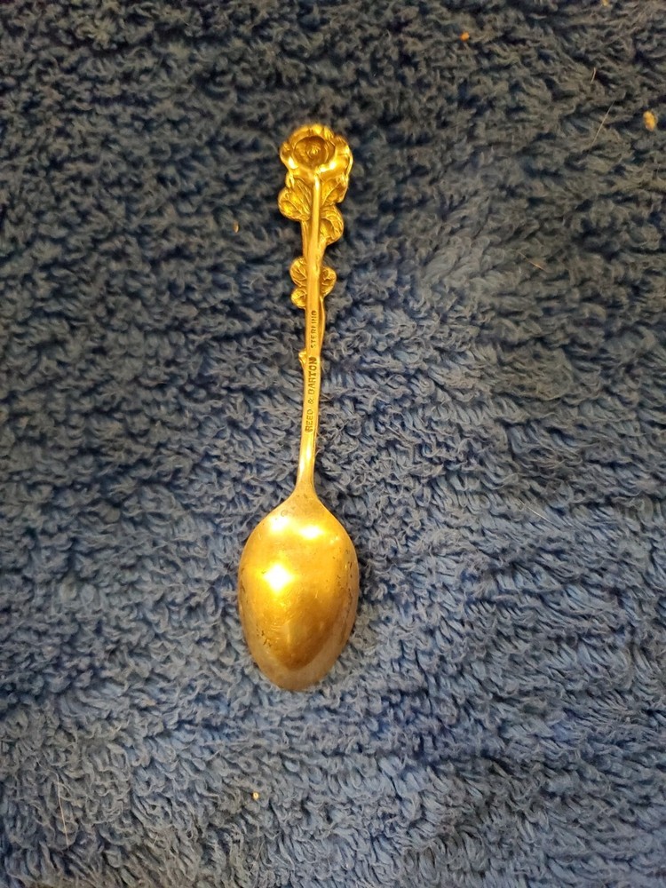 REED & BARTON-Sterling Silver Rose Flower Handle .925