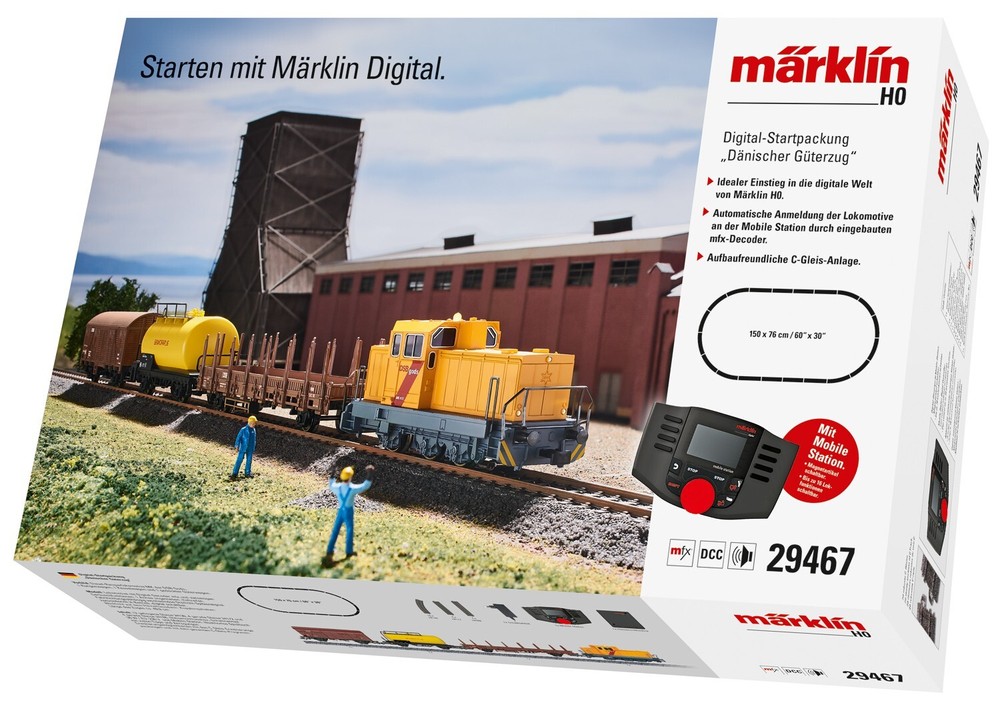 Marklin HO "Danish Freight Train" Digital Starter Set