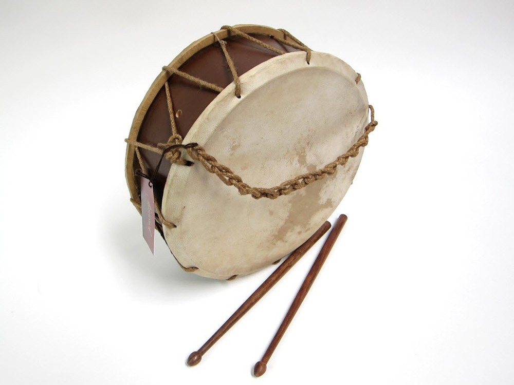 EMS TABOR DRUM w/ STICKS, 12"