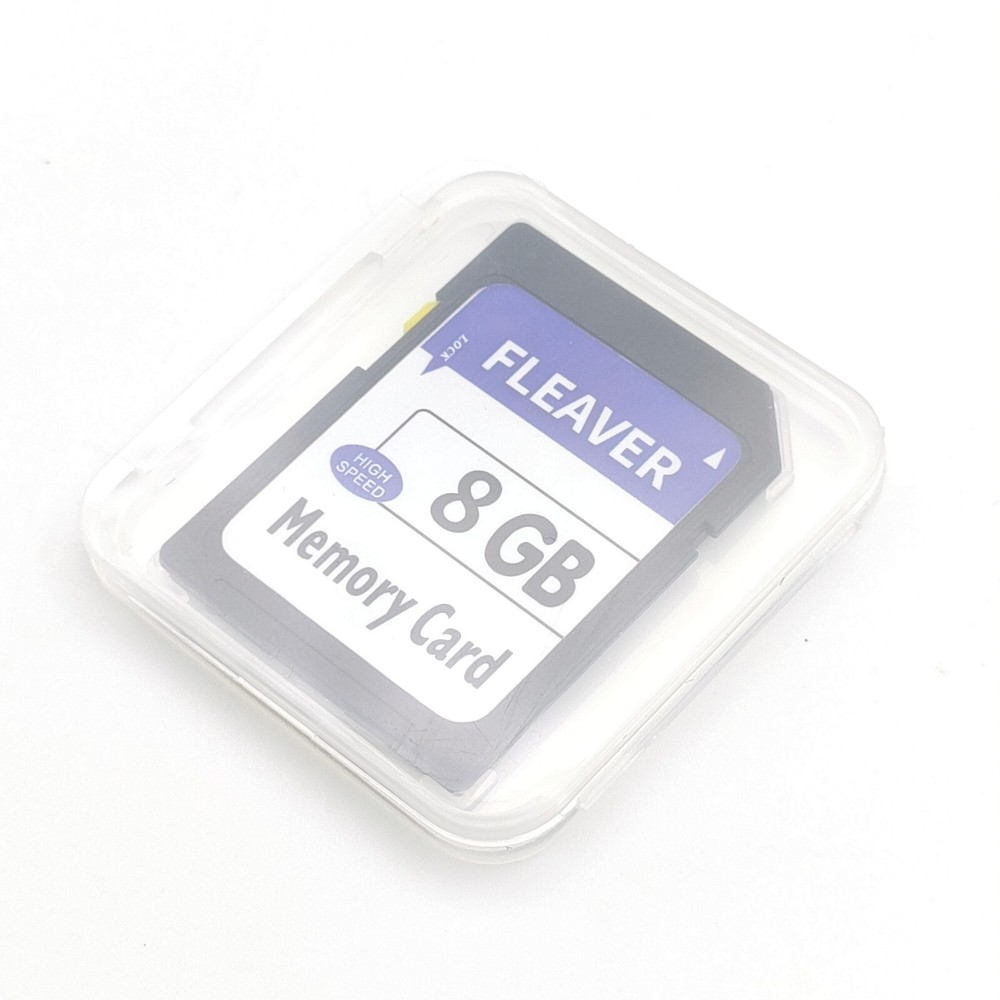 FLEAVER 8GB Class 4 SDHC Flash Memory Card - 2 Pack SD CARDS