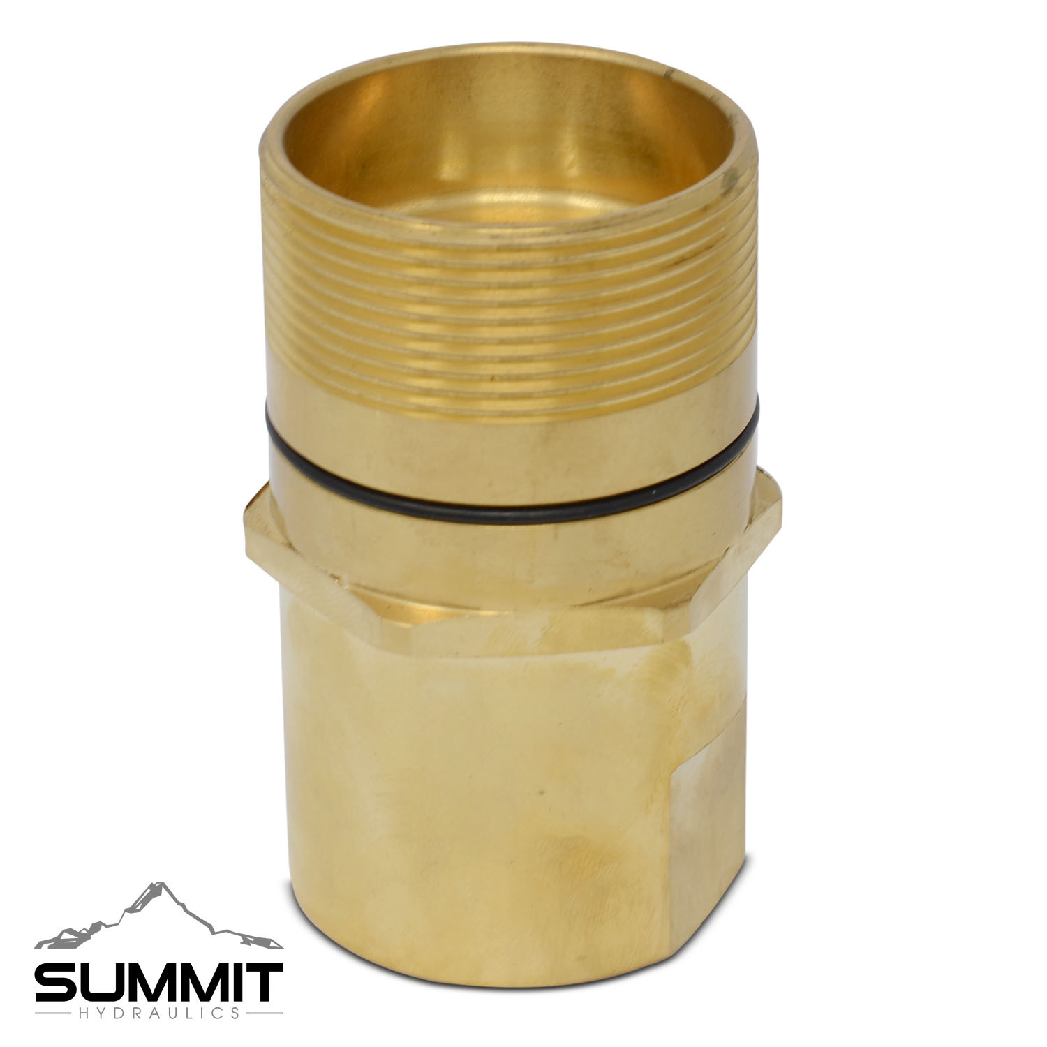 1 1/4″ NPT Wet-Line Wing Nut Hydraulic Quick Disconnect Male Coupler Fitting