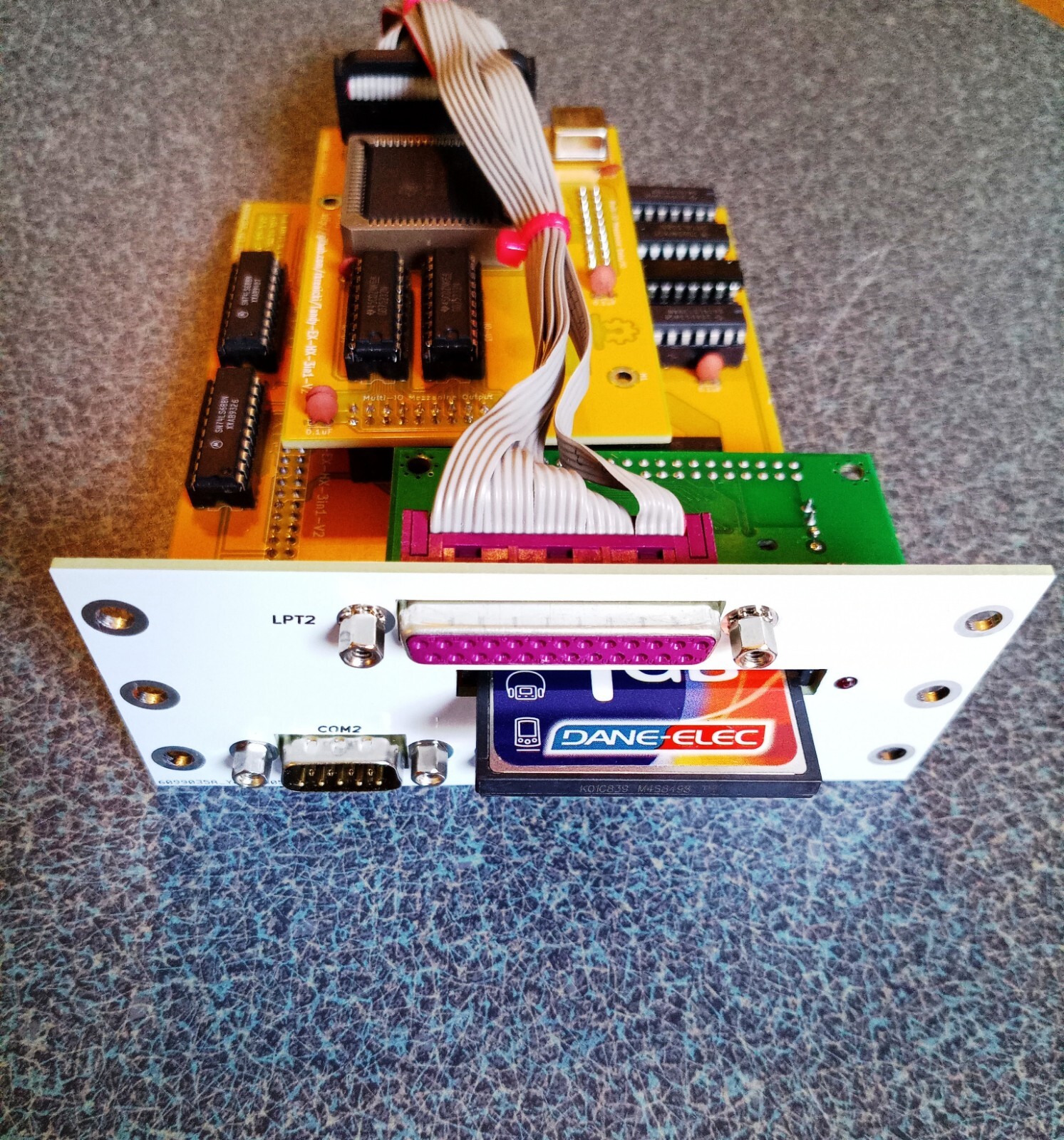 Tandy 1000 EX HX 3-in-1 V2 Adapter NEW! RAM + Serial + Parallel XTIDE Upgrade