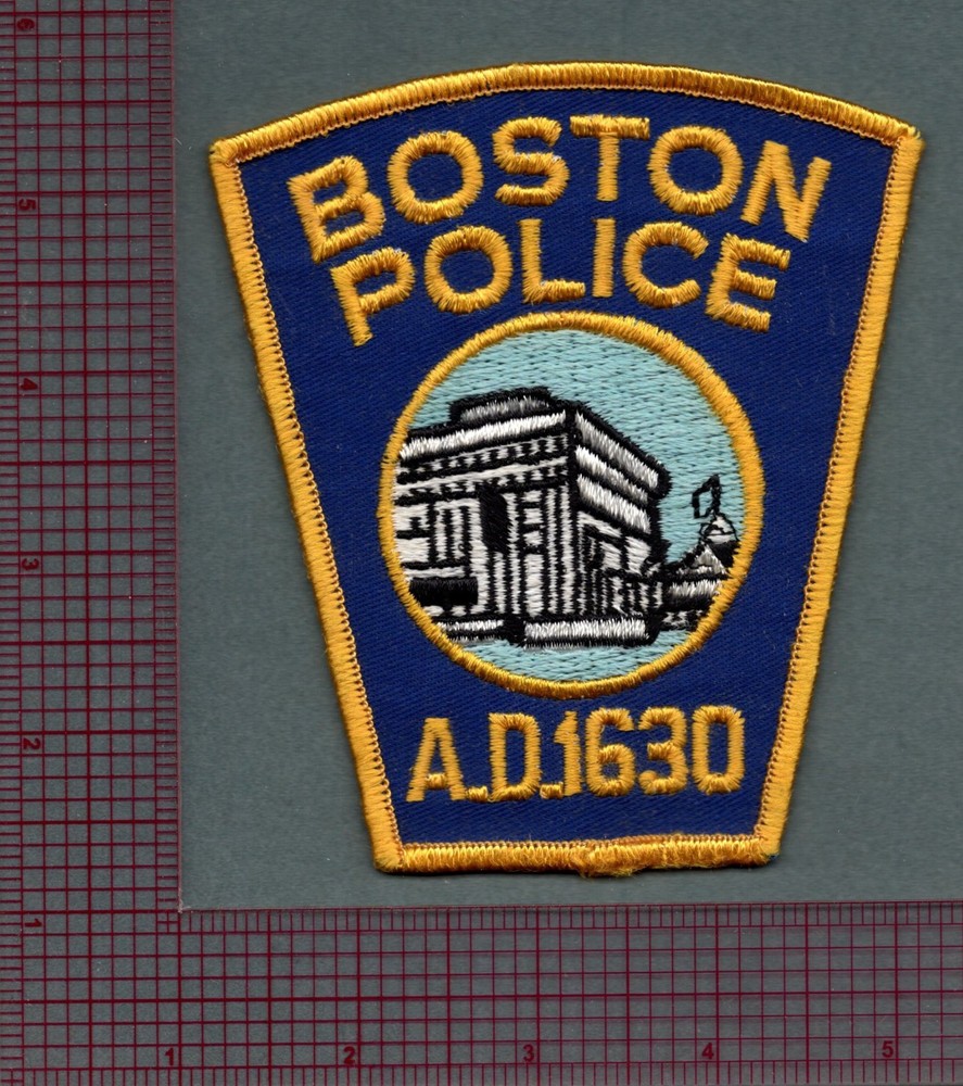 Boston Massachusetts Police Patch