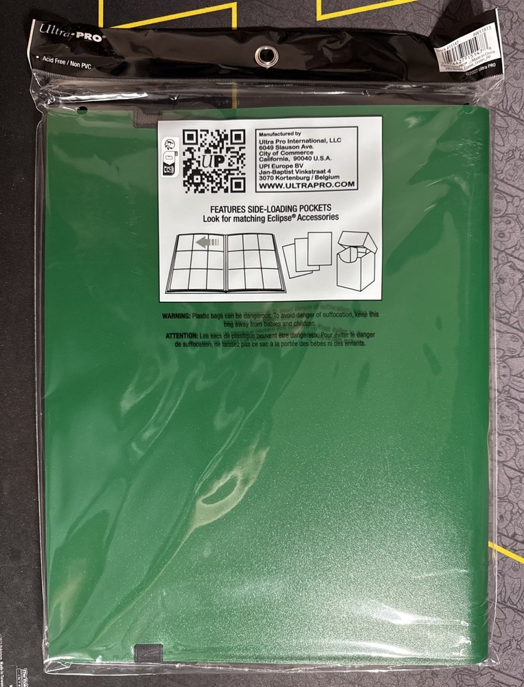 Ultra PRO Eclipse 9 Pocket PRO Binder Side Loading Pocket Storage Organizer