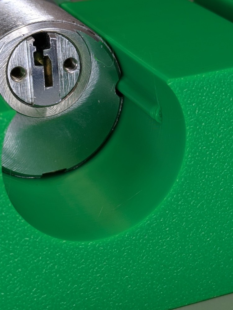 Lock cylinder pin checking holder