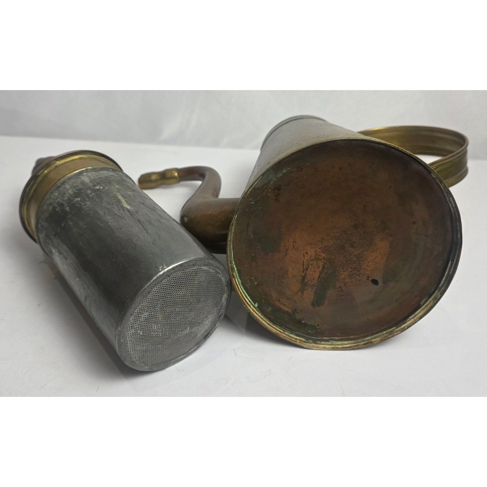 Vintage Middle Eastern solid Brass Dallah Coffee Tea Pot