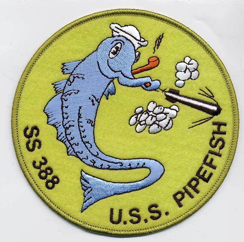 USS Pipefish SS 388 BC Patch Cat No C6089