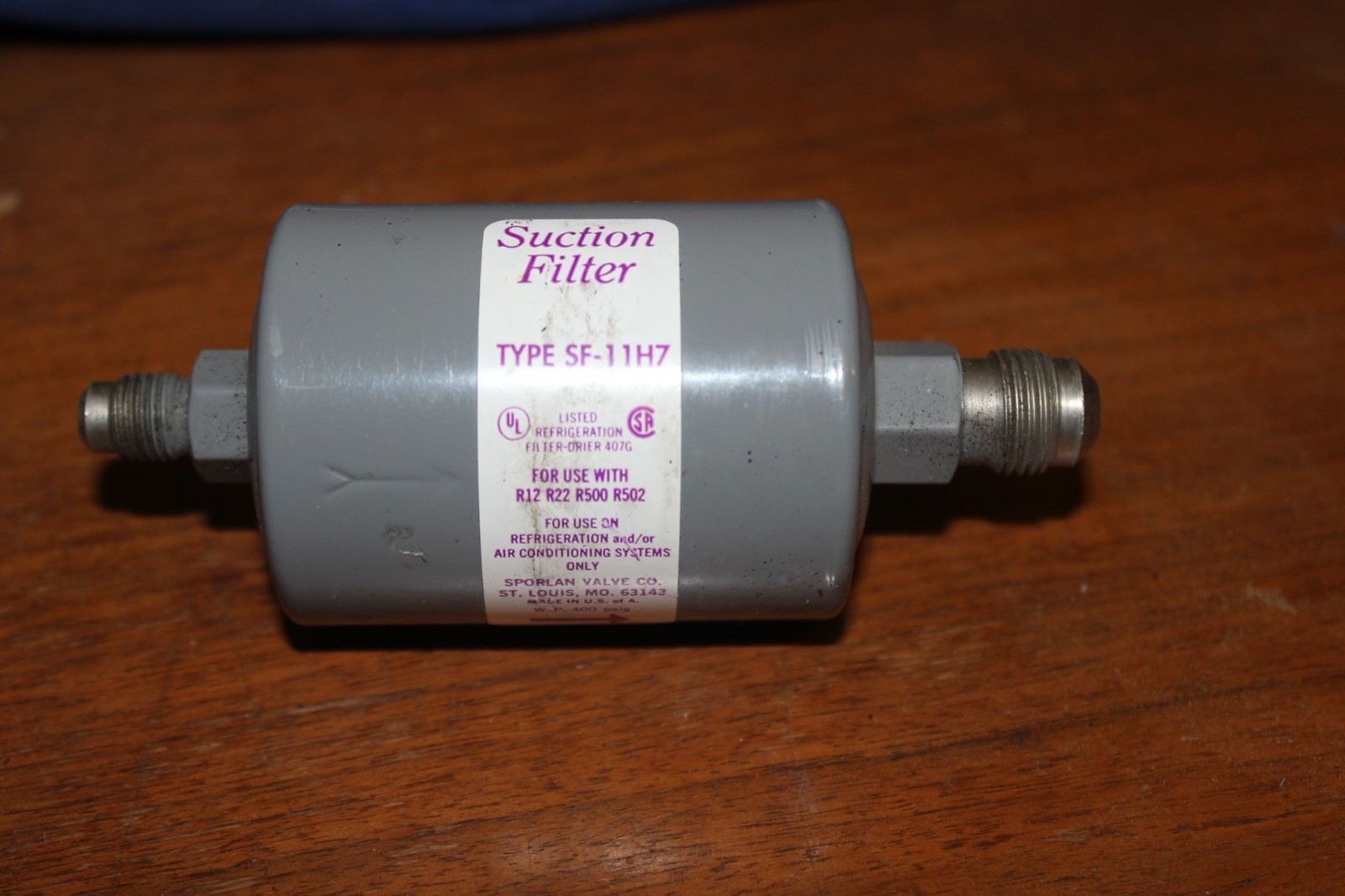 MUELLER BRASS CO STREAMLINE RECOVERY DEVICE SRD 1 H-VAC CYLINDER