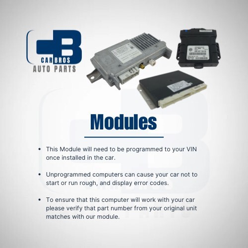 2012 - 2015 AUDI A6 QUATTRO REAR VIEW Reverse Camera Control Module