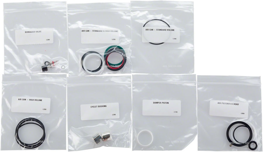 Rear Shock Basic Service Kits - RockShox Basic Service Kit for 2011-13 Monarch
