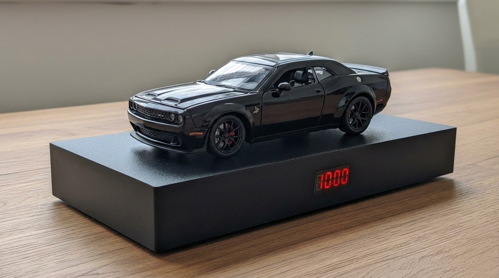 Dodge Challenger SRT Hellcat Model Car Alarm Clock
