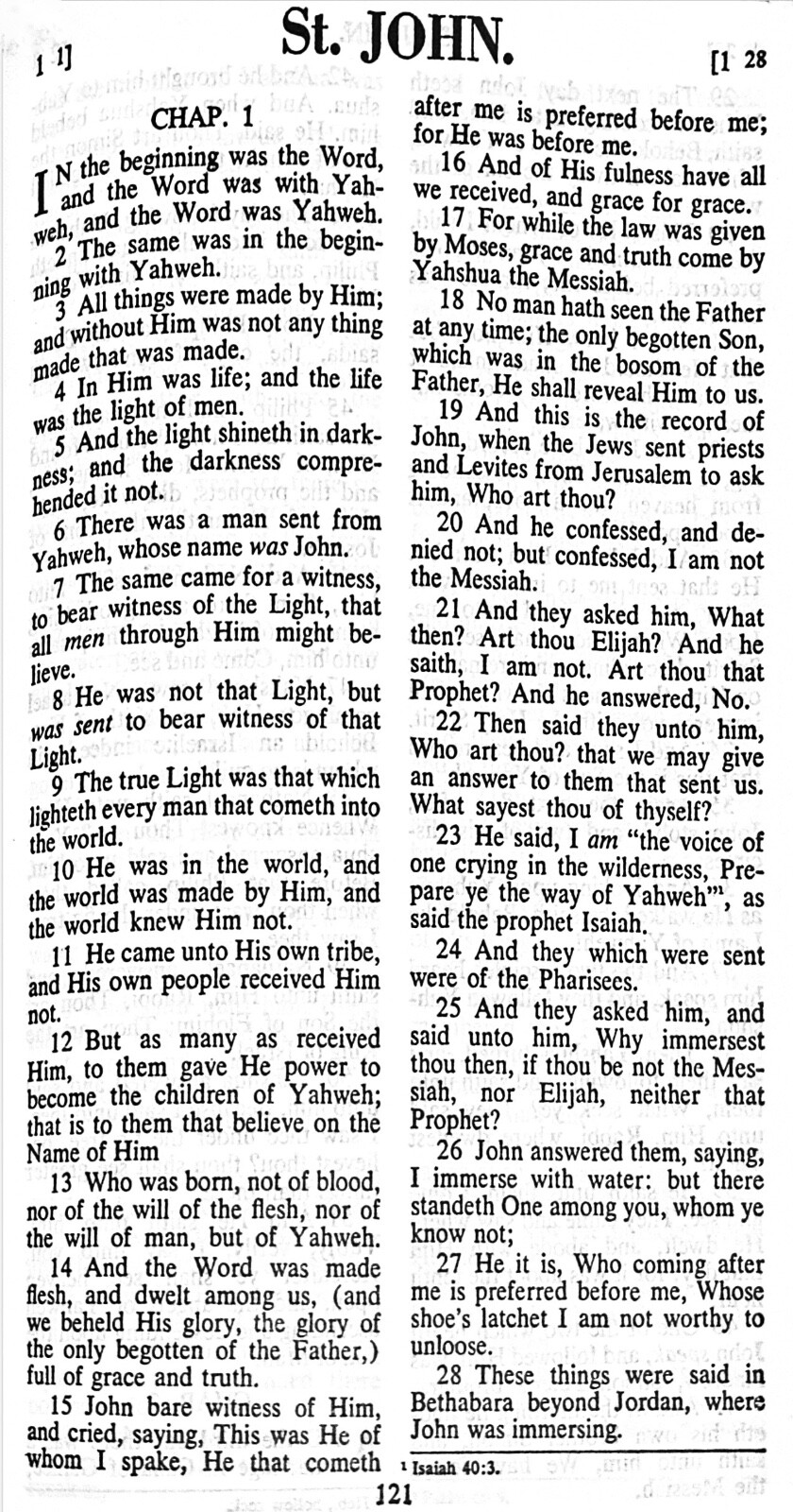 HOLY NAME BIBLE YAHWEH-ELOHIM-YAHSHUA NEW BLACK BONDED LEATHER (2024)