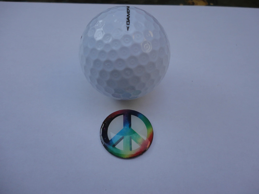 Peace Sign Ball Marker