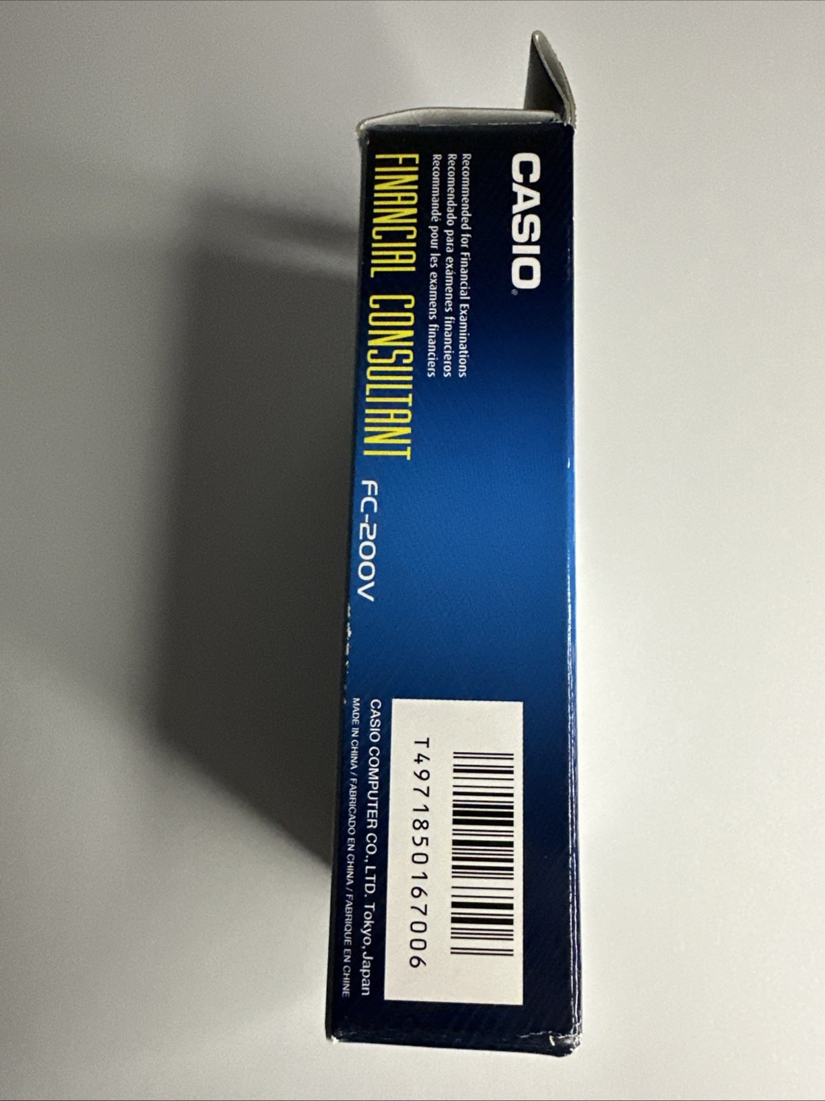 Casio FC 200V FC200V 100V Financial Calculator 14 Digits Dual Power New Boxed