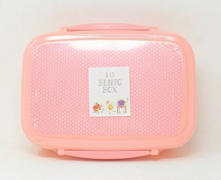 Pink Orange Small Bento Box