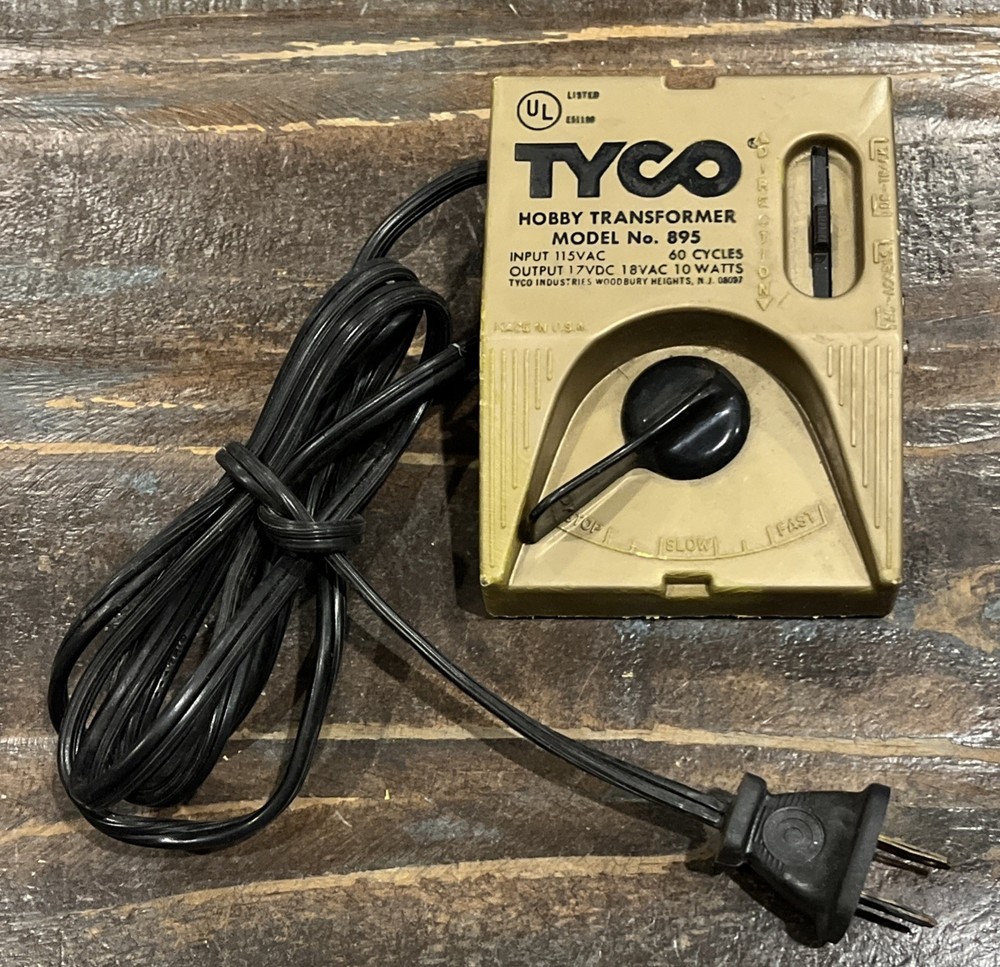 vintage Tyco Model No.895 Hobby Transformer Model Train Controller