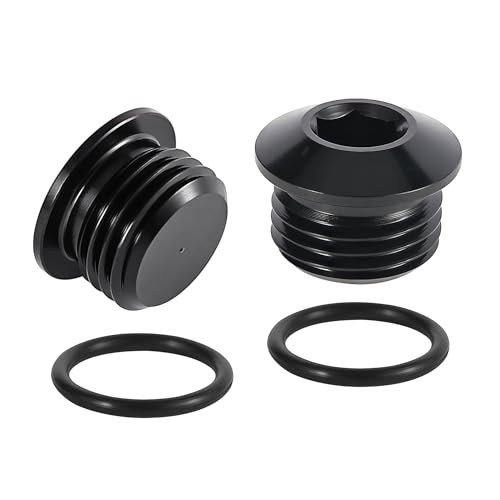 6AN MalePCS Hex Head Socket ORB Port Plug with O Ring AN6 2