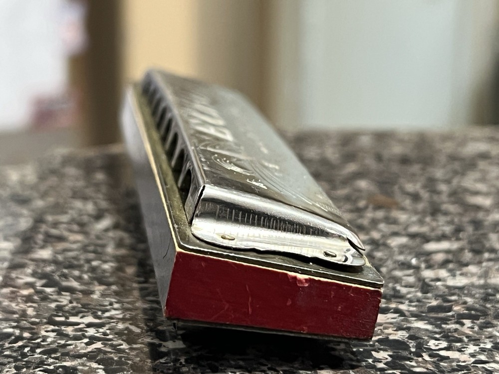 Vintage M. HOHNER echo harmonica C Key Germany W/original case