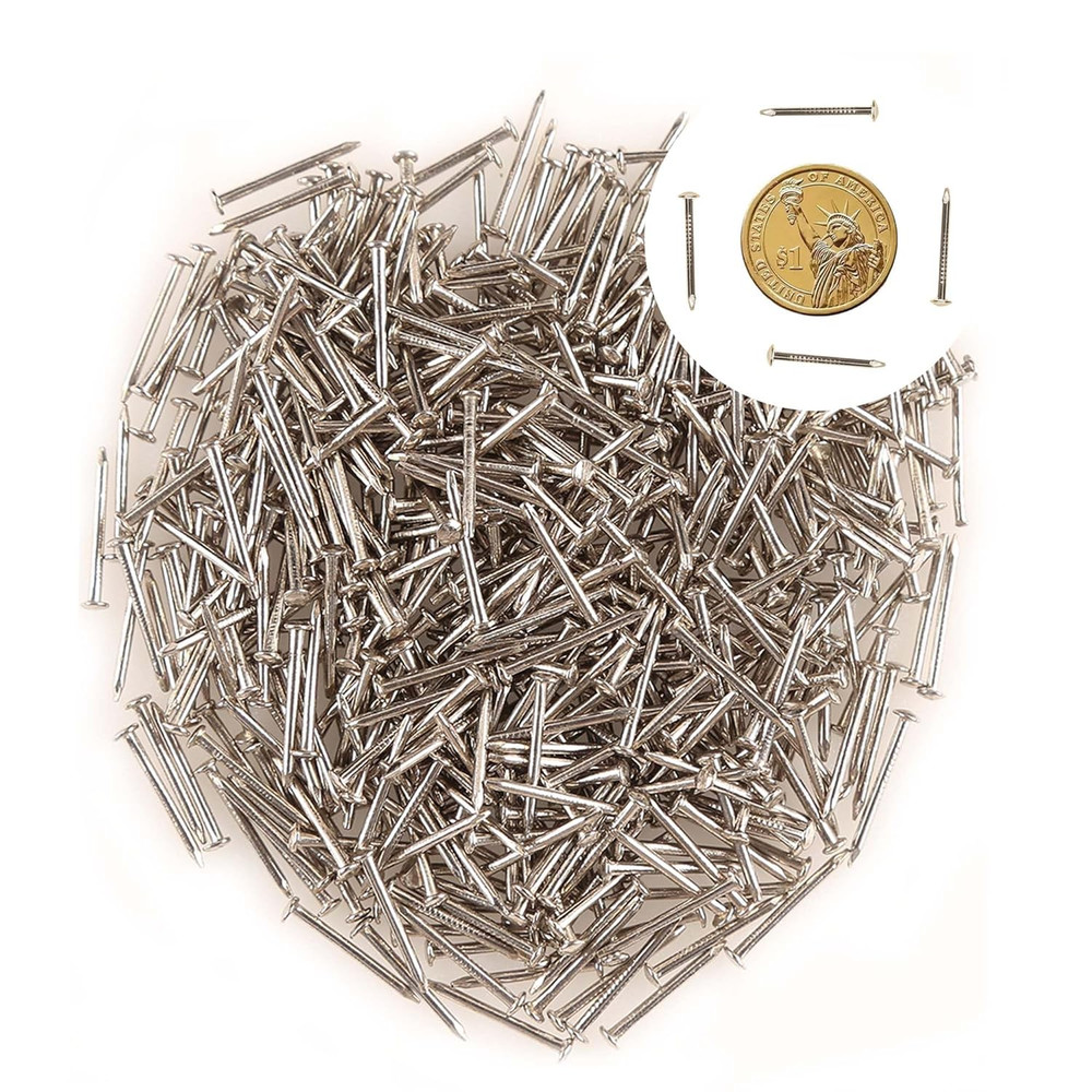 500pcs Small Nail Round Head Tiny Nails String Art Nails Hand-Made Hardware A...