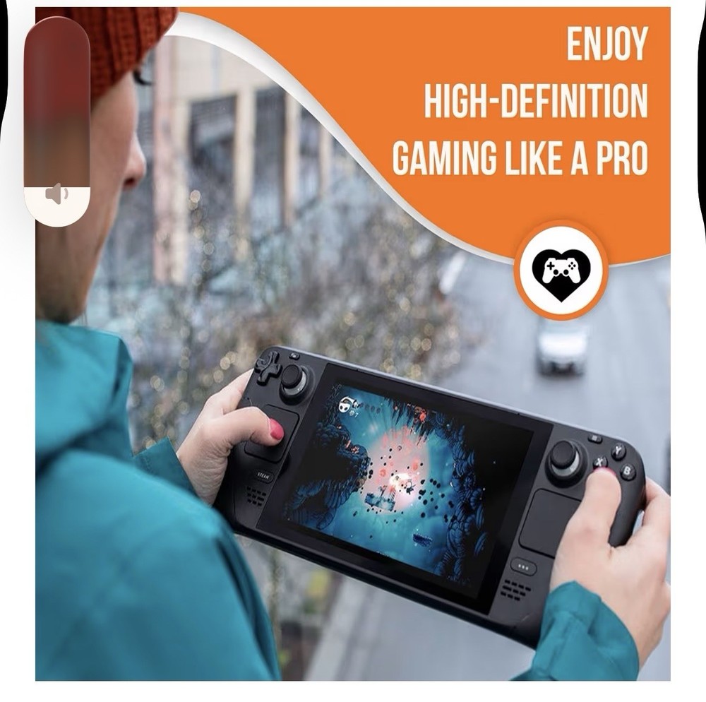 Steam Deck Screen Protector and Case Bundle - 2x Glass Screen Protectors and 2x