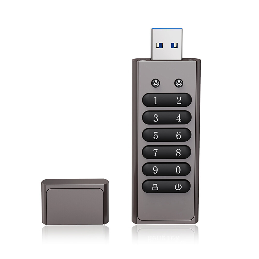 32GB 256-bit Encrypted USB Drive Password Secure Flash Drive USB3.0 U Disk S9M5