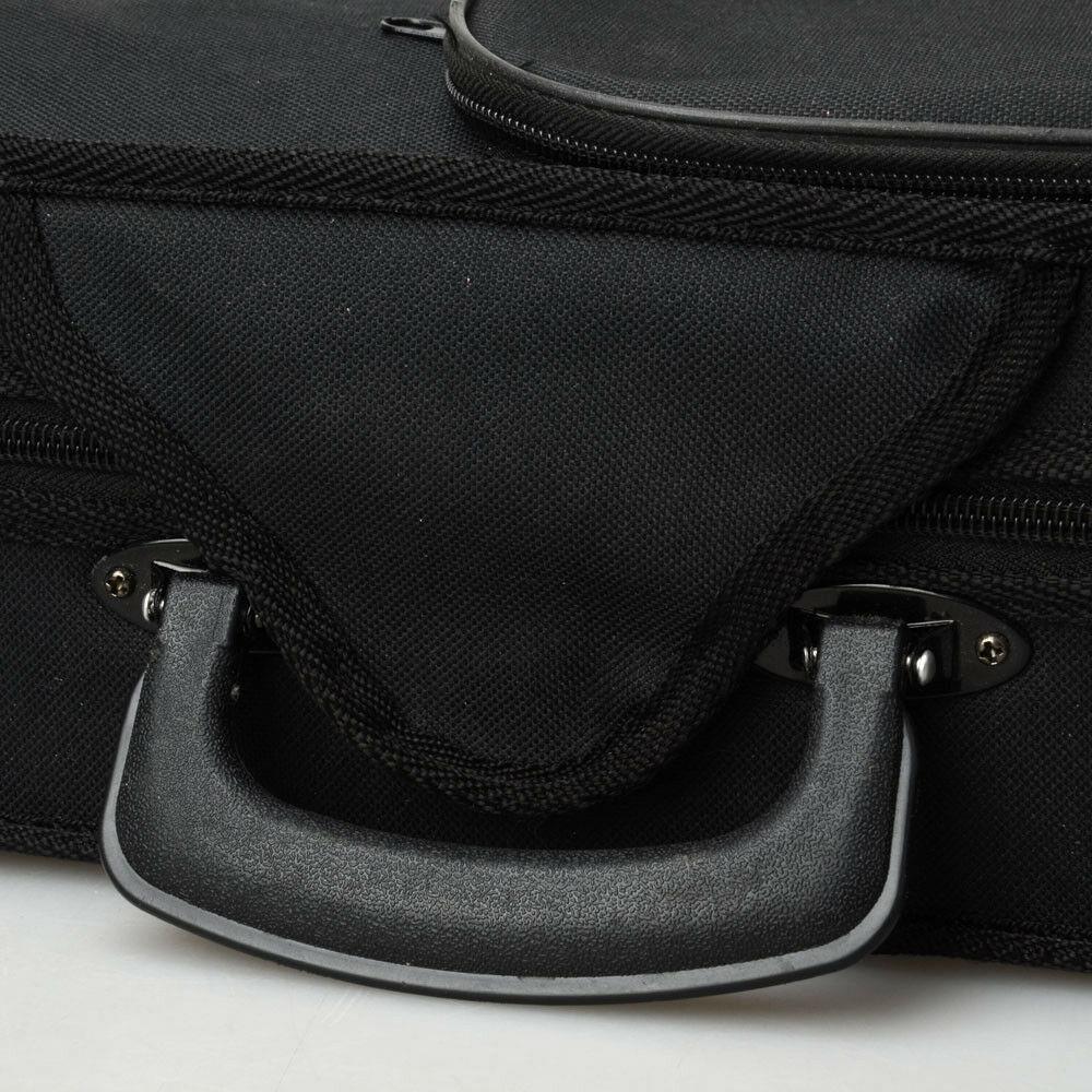 Durable Cloth Fluff Triangle Shape Case with Silver Gray Lining for 4/4 Size