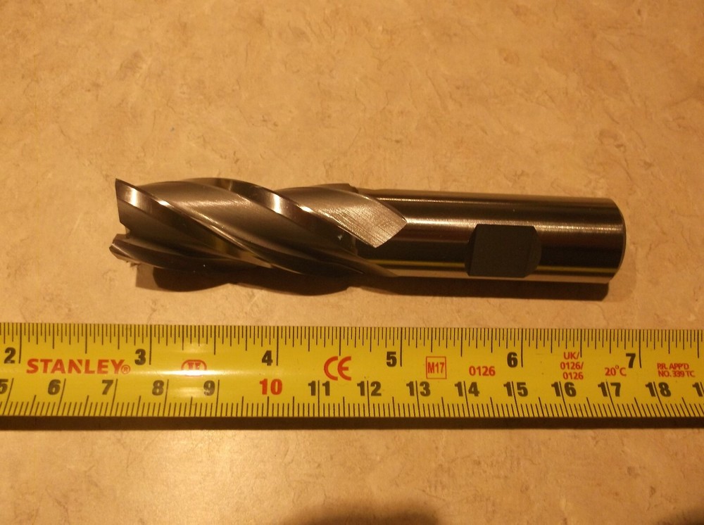 YG 13/16" 4FL SINGLE SIDED SQUARE HSS ENDMILL