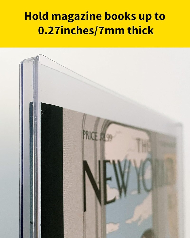 Magazine Toploader - 7mm Thick Plastic Sleeves, 9x11.5 Top Loader Clear