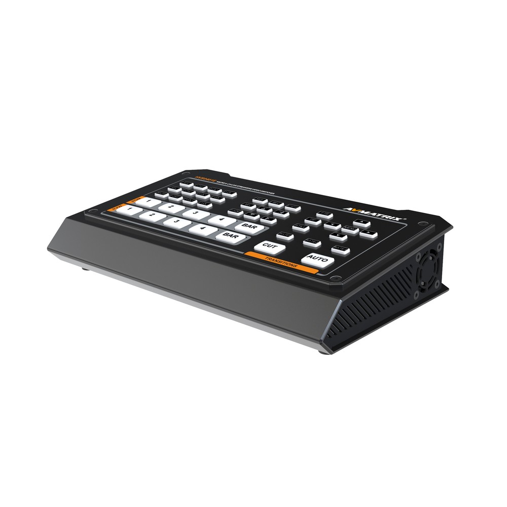 AVMATRIX HVS0401E Micro 4-Channel HDMI/DP Video Switcher Mixer Control Panel USB