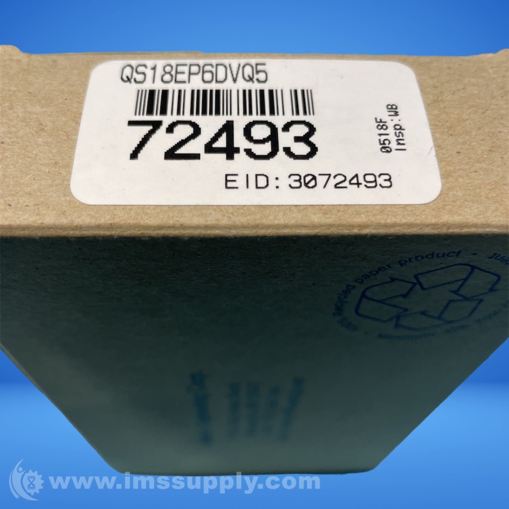 Banner QS18EP6DVQ5 Diffuse Photoelectric Sensor FNOB