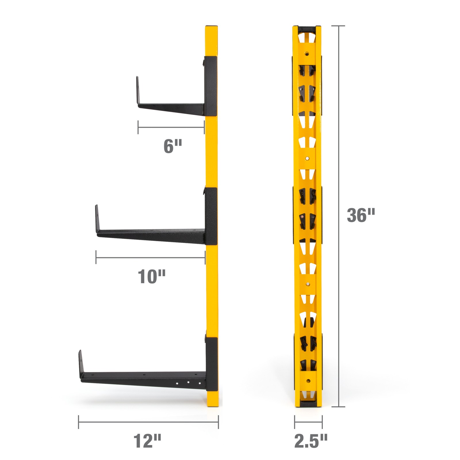 Dewalt 9 Bracket Wall Mount Material Storage Cantilever Rack DXSTACLR