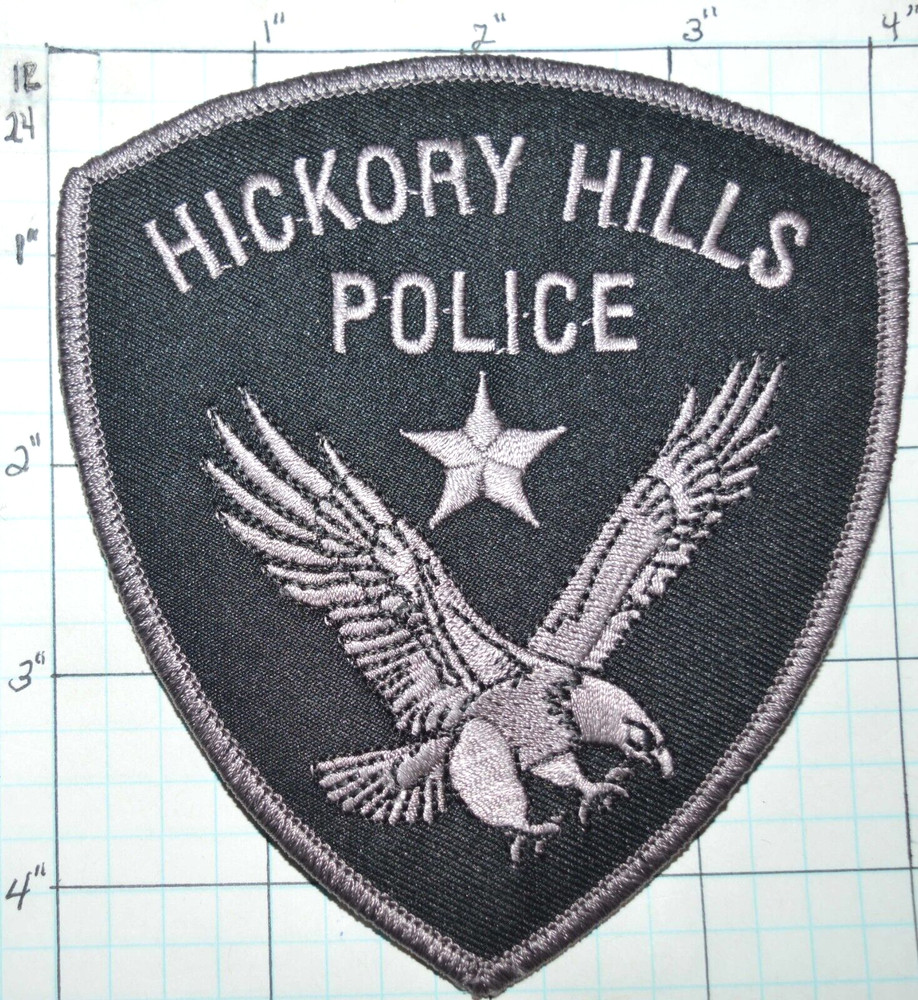 MASSACHUSETTS, HICKORY HILLS SUBDUED POLICE DEPT PATCH