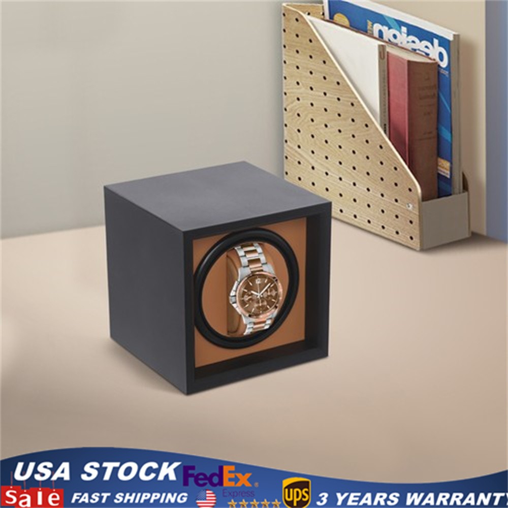 Automatic Single Watch Winder Automatic Watch Display Box Luxury Storage Case