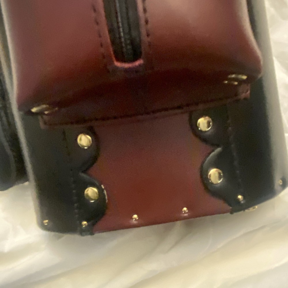 Pool Case 3x7 Inverted Leather Cowboy Case - Brown & Black