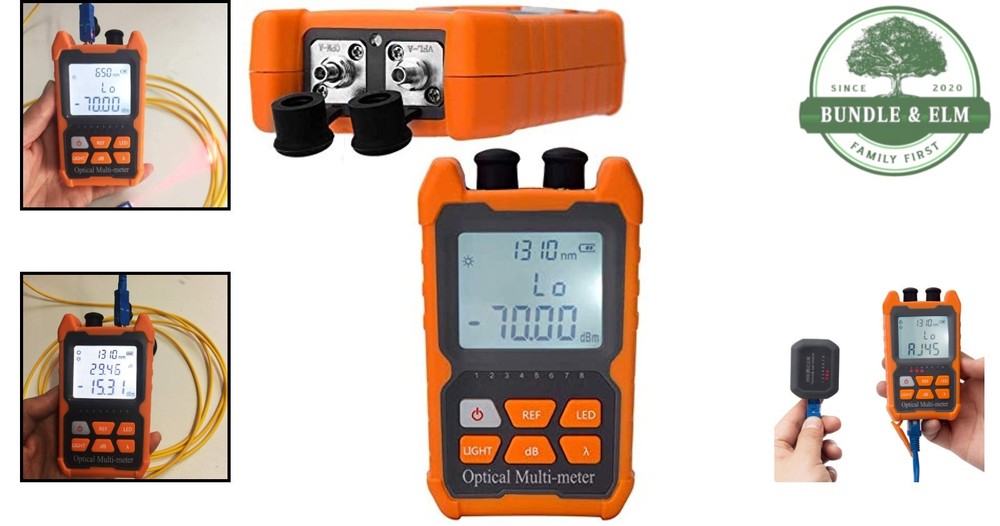 Optical Power Meter with Multi-Wavelength Support and Easy Calibration Features