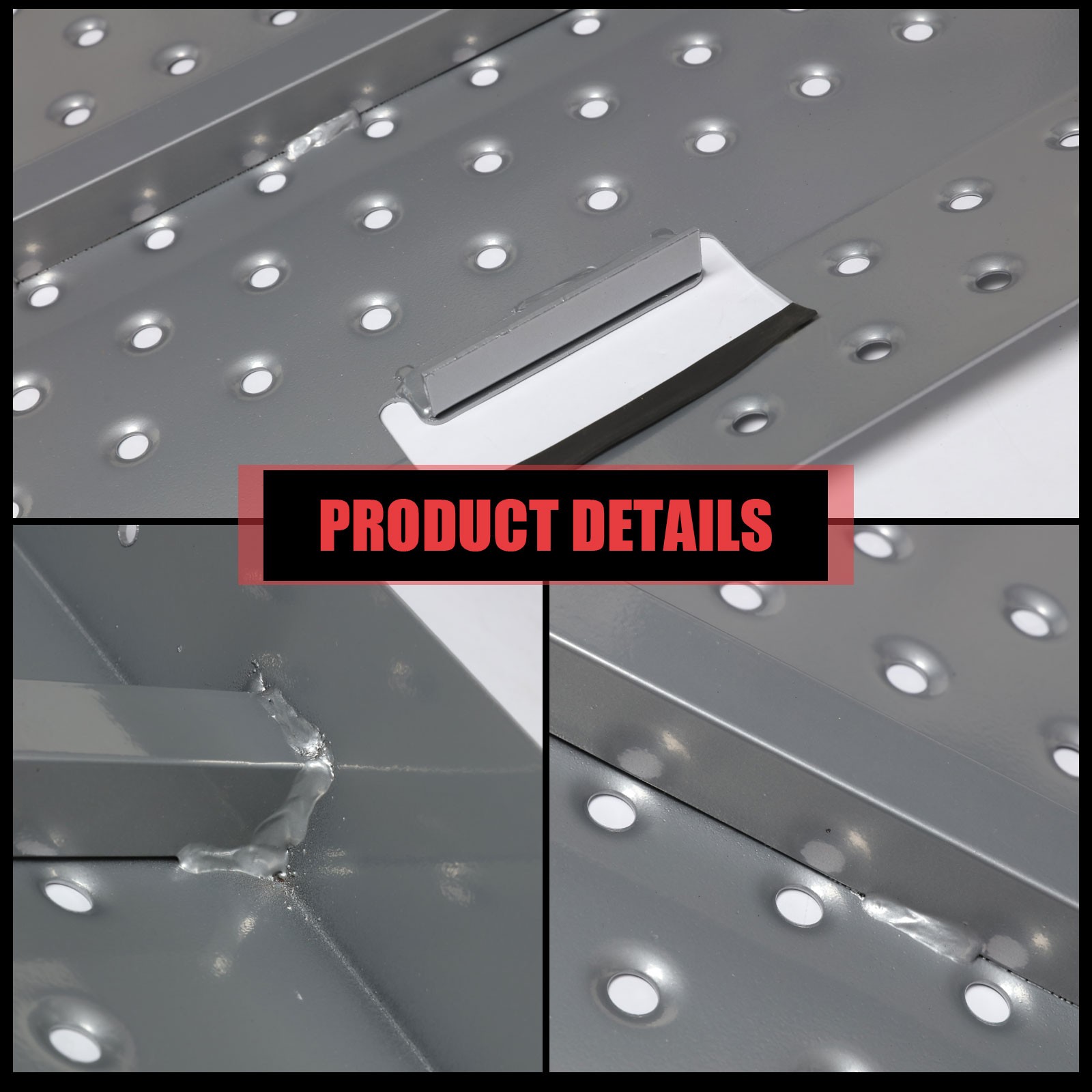 1500lb Shed Ramp Heavy-Duty Loading Ramps Curb Ramp for Lawn Mower Anti-Slip