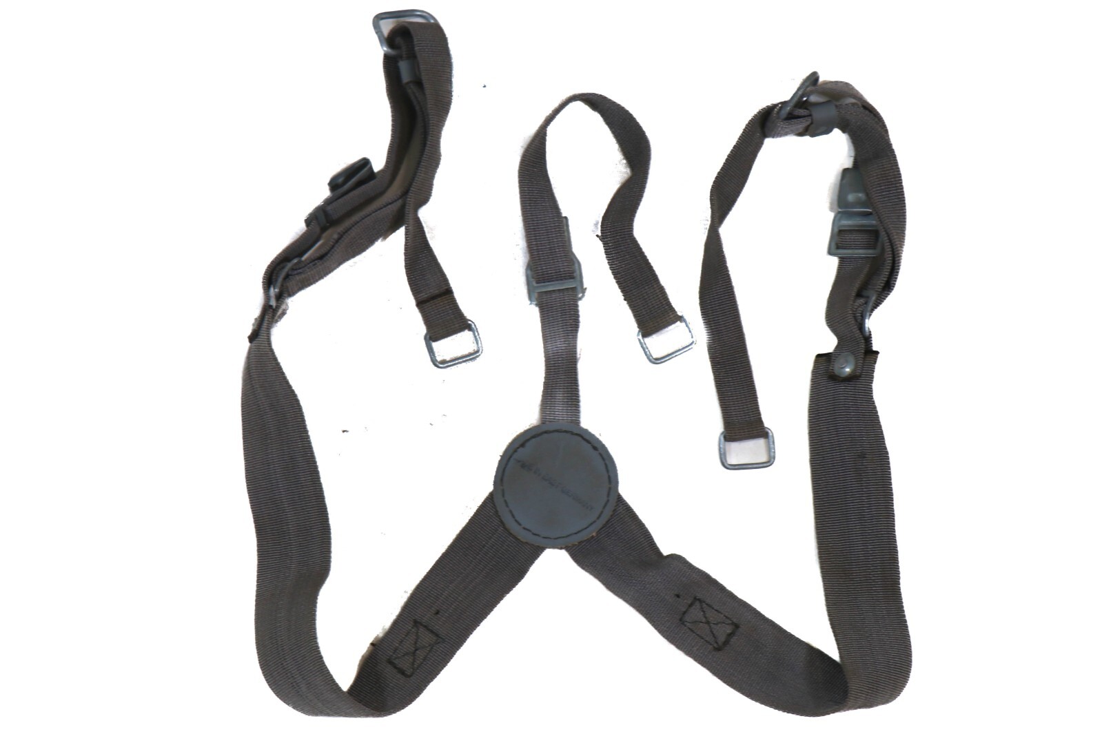 Authentic East German Grey Suspenders Uniform Pant Trouser Elastic DDR NVA GDR