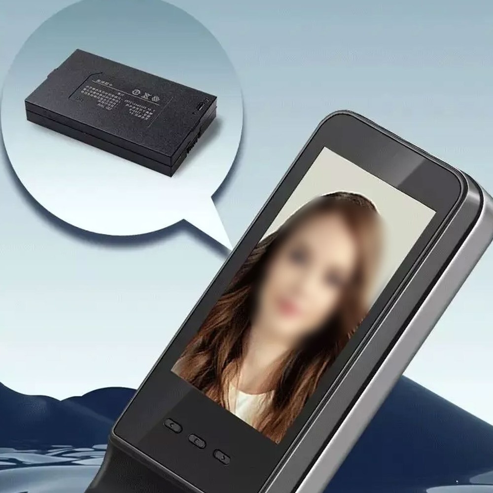 3D face Wifi Digital Smart Lock Fingerprint Visual Intercom Security Door Lock