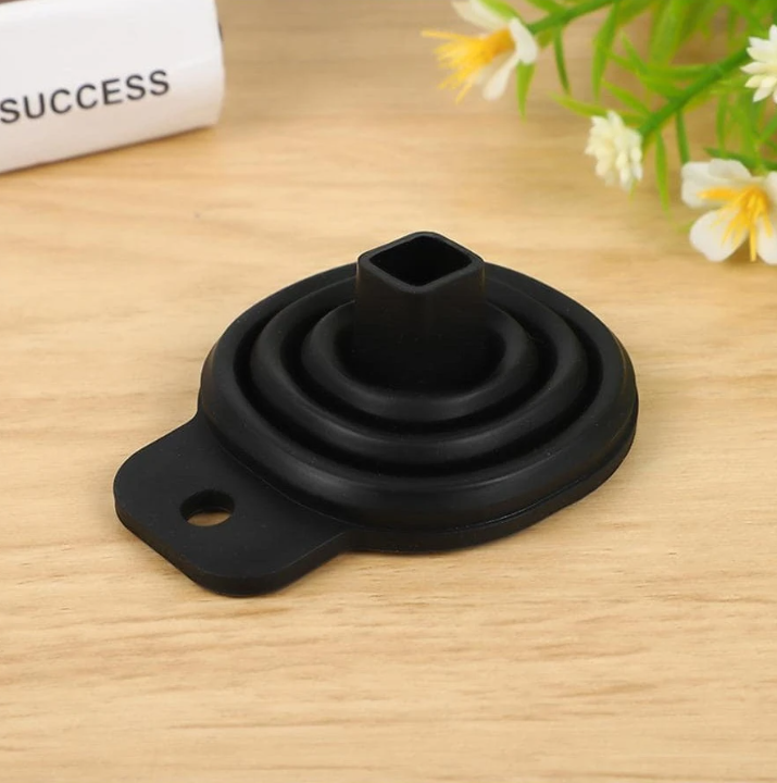 Foldable Silicone Funnel - Compact, Durable, and Easy to Use for Kitchen Tasks