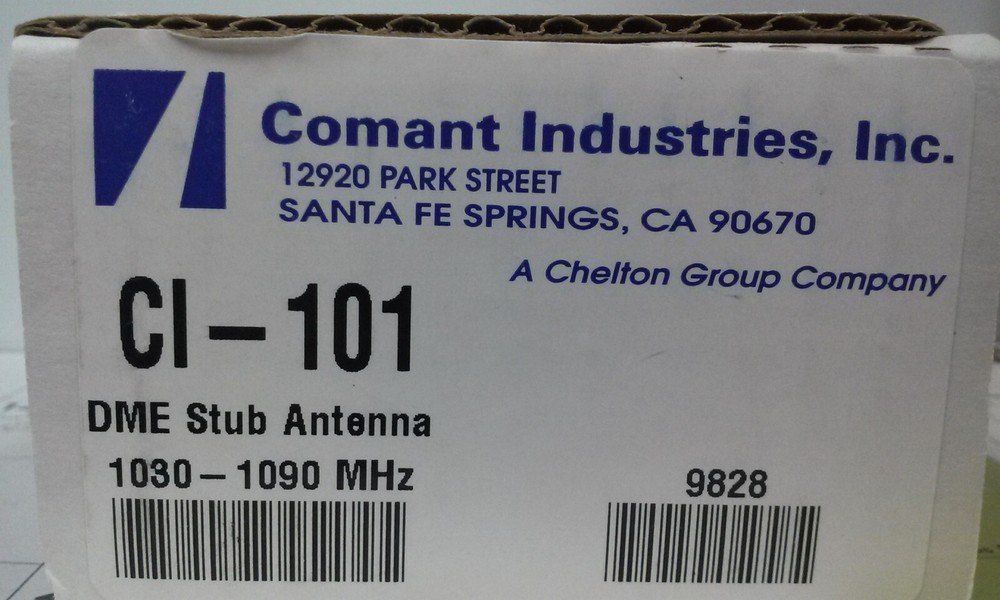 CI-101 Rod & Ball COMANT TSO'd Antenna