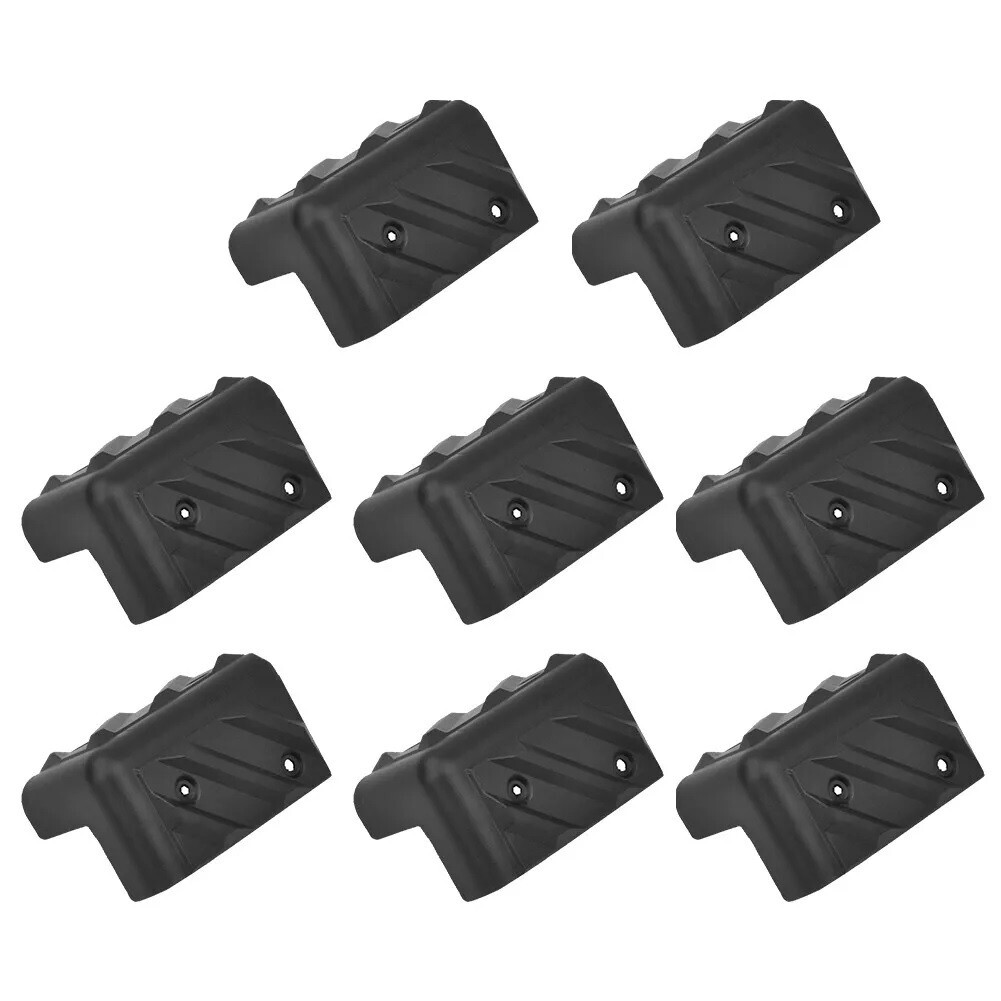 Audio2000'S ACC590KP8 8-Pack PA/DJ Stackable ABS Plastic Speaker Cabinet Corners