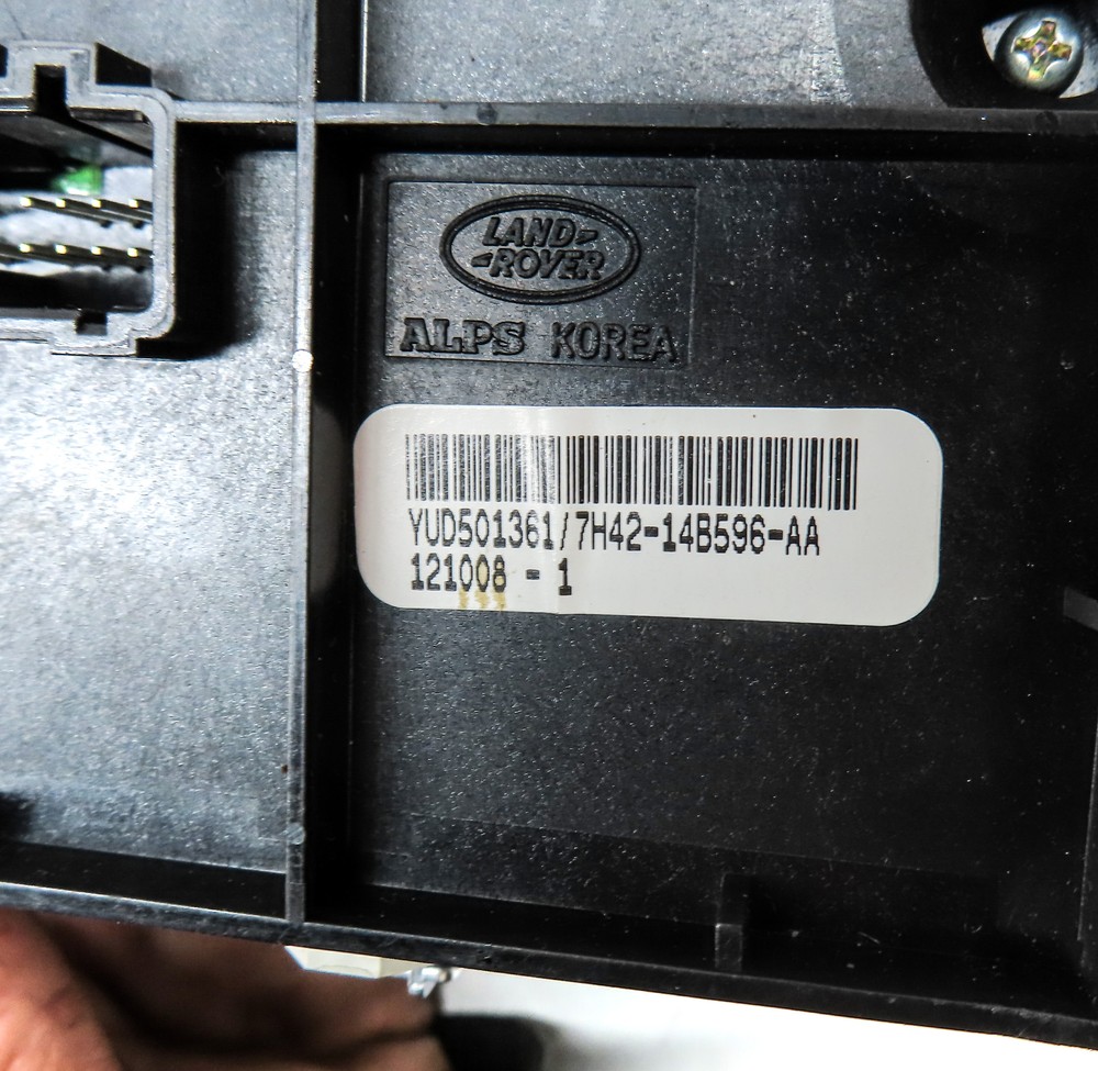 08 RANGE ROVER L322 TERRAIN RIDE HEIGHT TRACTION CONTROL SELECT SWITCH PANEL